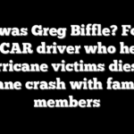Who was Greg Biffle? Former NASCAR driver who helped hurricane victims dies in plane crash with family members