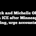 Barack and Michelle Obama slam ICE after Minneapolis shooting, urge accountability