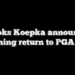 Brooks Koepka announces stunning return to PGA Tour