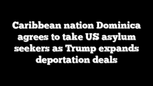 Caribbean nation Dominica agrees to take US asylum seekers as Trump expands deportation deals
