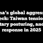 China’s global aggression check: Taiwan tensions, military posturing, and US response in 2025