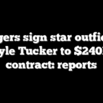 Dodgers sign star outfielder Kyle Tucker to $240M contract: reports