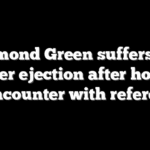 Draymond Green suffers 24th career ejection after hostile encounter with referee