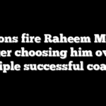 Falcons fire Raheem Morris after choosing him over multiple successful coaches