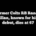 Former Colts RB Randy McMillan, known for historic debut, dies at 67