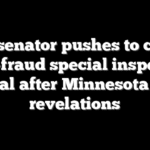 GOP senator pushes to create anti-fraud special inspector general after Minnesota fraud revelations