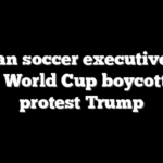 German soccer executive calls for World Cup boycott to protest Trump