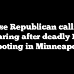 House Republican calls for hearing after deadly ICE shooting in Minneapolis