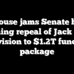 House jams Senate by attaching repeal of Jack Smith provision to $1.2T funding package