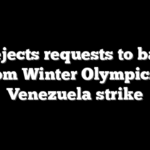 IOC rejects requests to ban the US from Winter Olympics over Venezuela strike