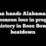 Indiana hands Alabama worst postseason loss in program history in Rose Bowl beatdown