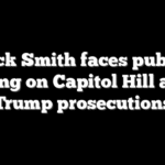 Jack Smith faces public grilling on Capitol Hill about Trump prosecutions