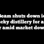 Jim Beam shuts down iconic Kentucky distillery for at least a year amid market downturn