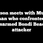 Johnson meets with Muslim man who confronted, disarmed Bondi Beach attacker
