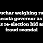 Klobuchar weighing run for Minnesota governor as Walz ends re-election bid amid fraud scandal