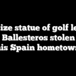 Life-size statue of golf legend Seve Ballesteros stolen from his Spain hometown