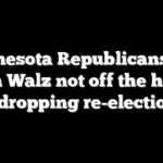 Minnesota Republicans say Tim Walz not off the hook after dropping re-election bid