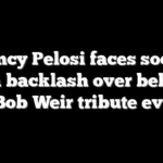 Nancy Pelosi faces social media backlash over behavior at Bob Weir tribute event
