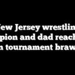 New Jersey wrestling champion and dad reach plea deal in tournament brawl case