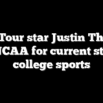 PGA Tour star Justin Thomas rips NCAA for current state of college sports