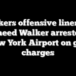 Packers offensive lineman Rasheed Walker arrested at New York Airport on gun charges