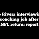 Philip Rivers interviewing for Bills coaching job after brief NFL return: report
