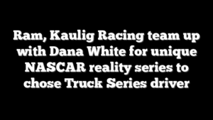 Ram, Kaulig Racing team up with Dana White for unique NASCAR reality series to chose Truck Series driver