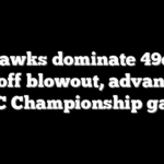 Seahawks dominate 49ers in playoff blowout, advance to NFC Championship game