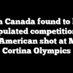 Team Canada found to have manipulated competition that cost American shot at Milan Cortina Olympics