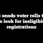 Texas sends voter rolls to DOJ to look for ineligible registrations