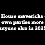 These House mavericks defied their own parties more than anyone else in 2025