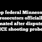 Top federal Minnesota prosecutors officially terminated after dispute over ICE shooting probe
