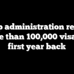 Trump administration revokes more than 100,000 visas in first year back