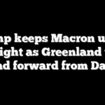 Trump keeps Macron under spotlight as Greenland talks grind forward from Davos