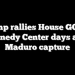 Trump rallies House GOP at Kennedy Center days after Maduro capture