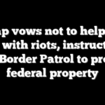 Trump vows not to help blue cities with riots, instructs ICE and Border Patrol to protect federal property