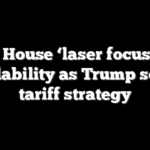 White House ‘laser focused’ on affordability as Trump softens tariff strategy