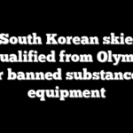 2 South Korean skiers disqualified from Olympics over banned substance on equipment