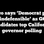 Bianco says ‘Democrat policy is indefensible’ as GOP candidates top California governor polling