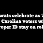 Democrats celebrate as 73,000 North Carolina voters without proper ID stay on rolls