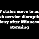 GOP states move to make church service disruptions a felony after Minnesota storming
