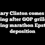 Hillary Clinton comes out swinging after GOP grilled her during marathon Epstein deposition