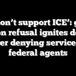 ‘I don’t support ICE’: gas station refusal ignites debate over denying service to federal agents