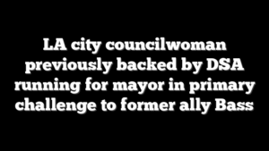 LA city councilwoman previously backed by DSA running for mayor in primary challenge to former ally Bass