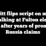 Leavitt flips script on media for balking at Fulton election probe after years of promoting Russia claims