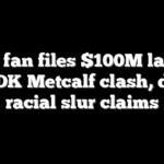 Lions fan files $100M lawsuit after DK Metcalf clash, denies racial slur claims