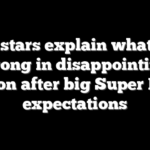 Lions stars explain what went wrong in disappointing season after big Super Bowl expectations