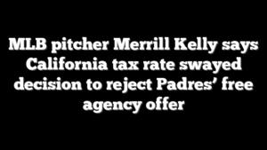 MLB pitcher Merrill Kelly says California tax rate swayed decision to reject Padres’ free agency offer