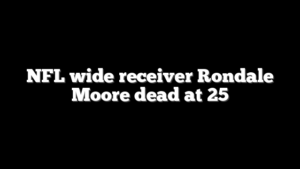 NFL wide receiver Rondale Moore dead at 25
