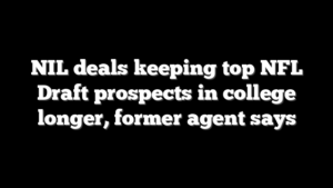 NIL deals keeping top NFL Draft prospects in college longer, former agent says